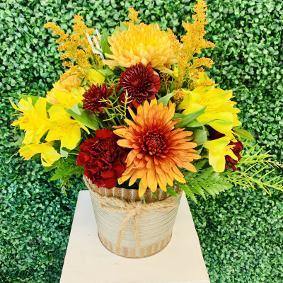 Galvanized Tin Fall Arrangement
