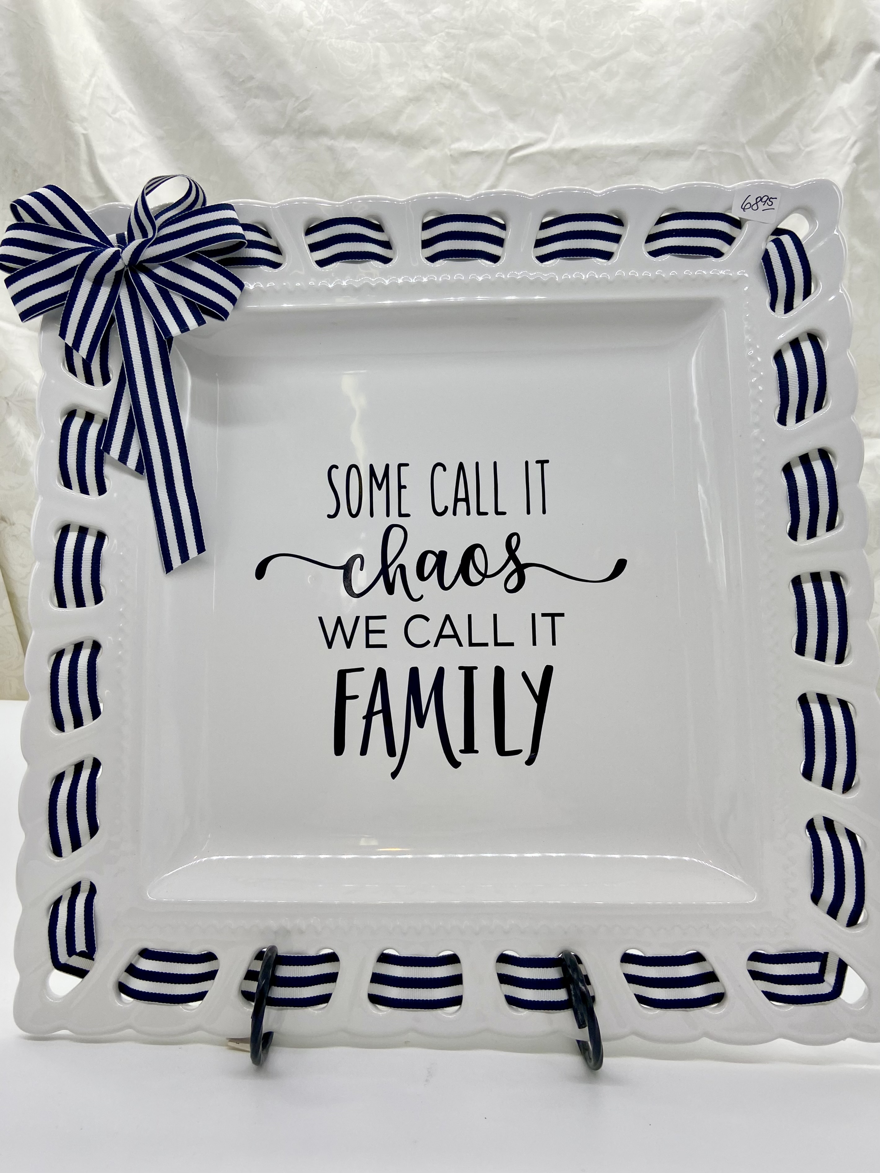 Some Call Chaos We Call It Family Decorative Plate