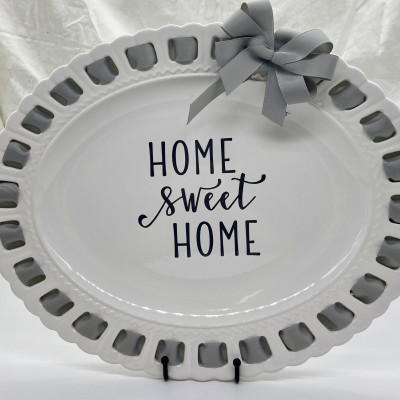 Home Sweat Home Decorative Plate