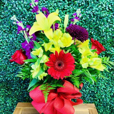 Lily, Gerbera and Rose Mix