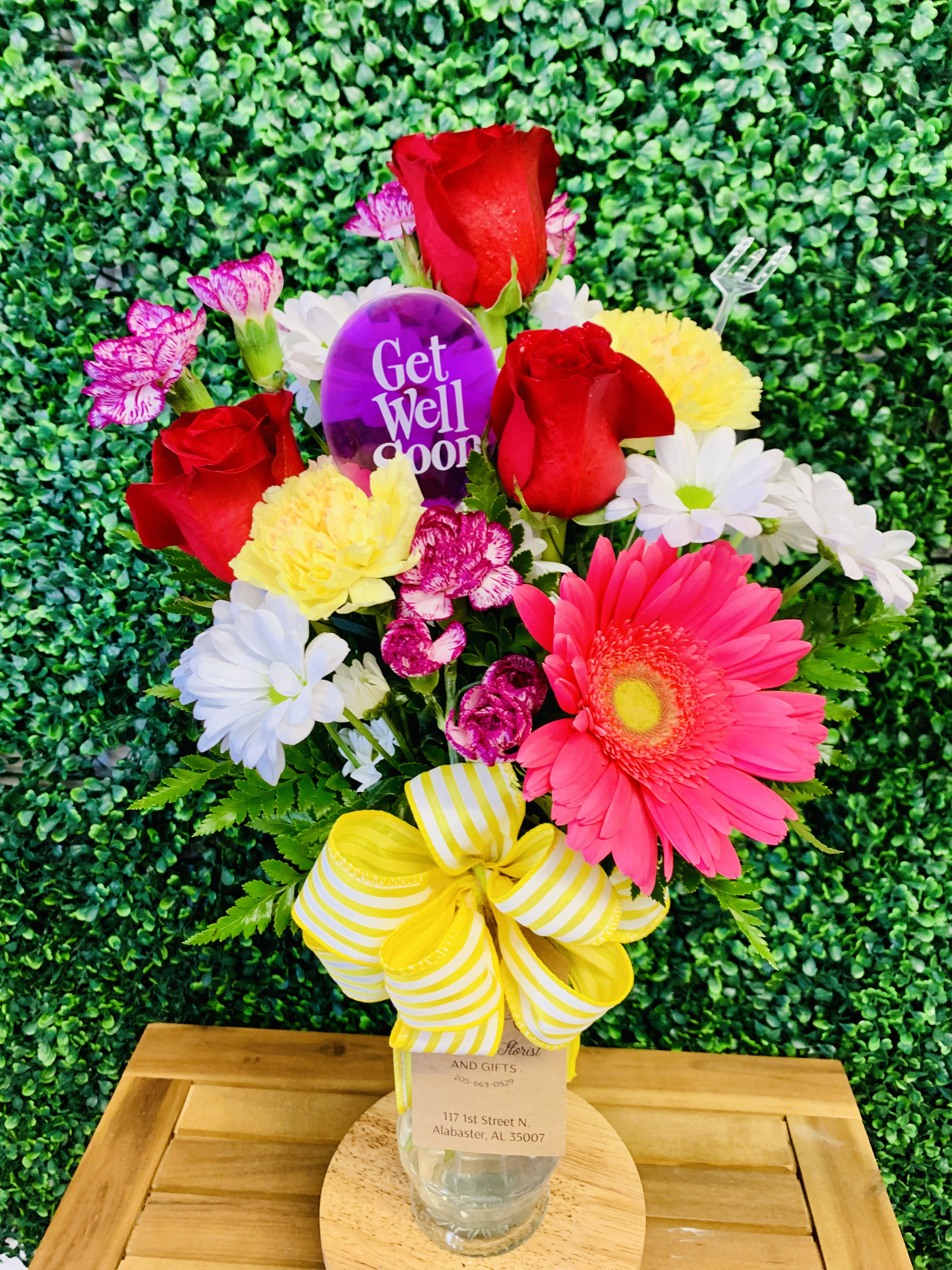 3 Rose, Gerbera and Carnation