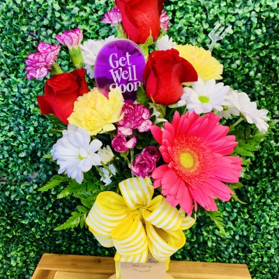 3 Rose, Gerbera and Carnation