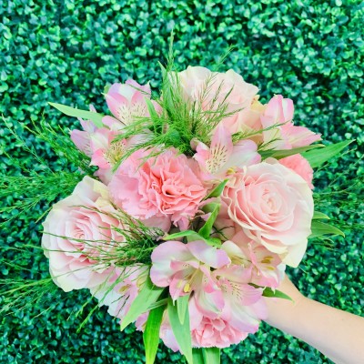 3 Rose, Carnation and Alstro Bouquet