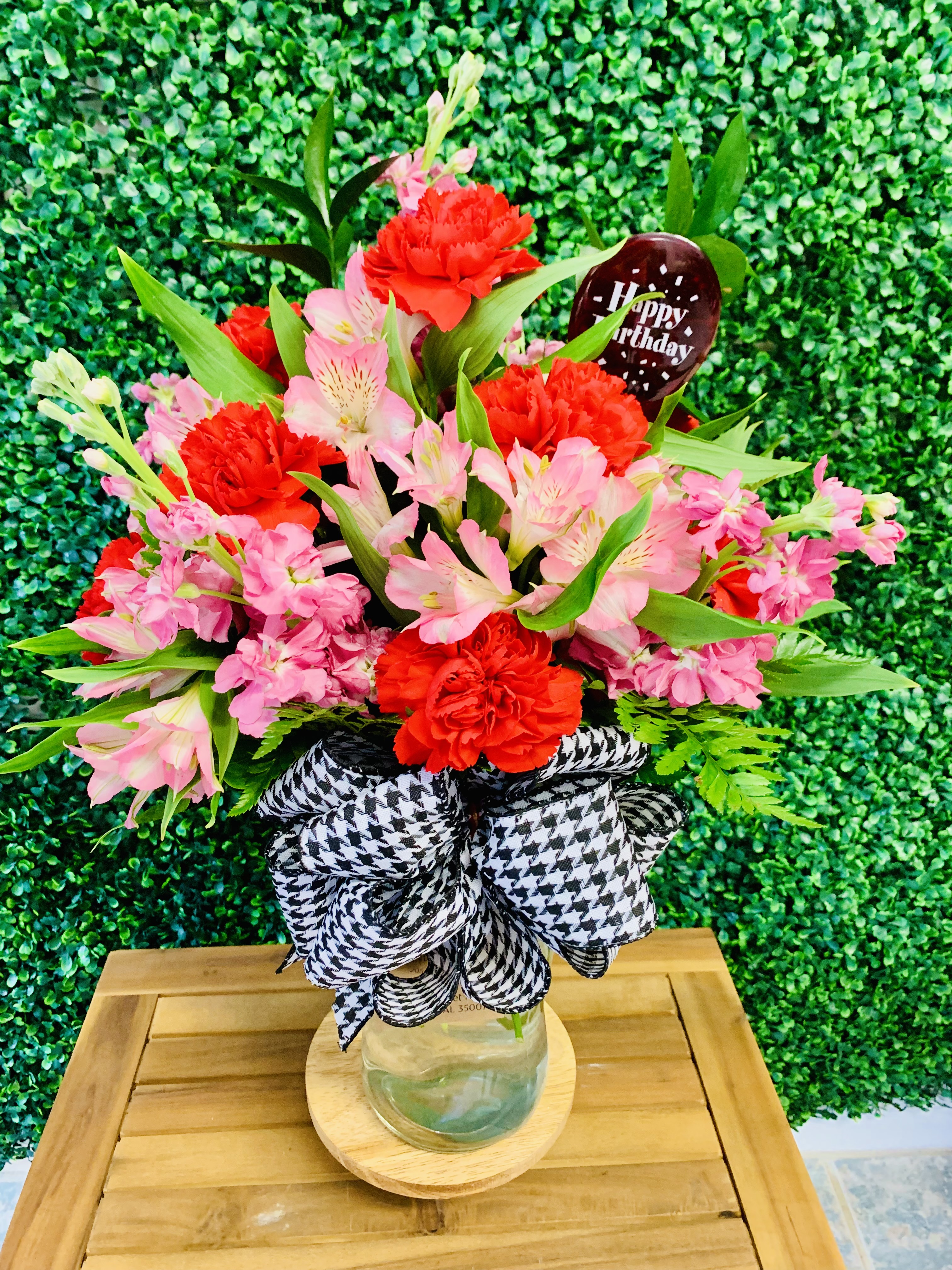Birthday Dozen Carnations 