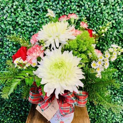 Christmas Jar Arrangement