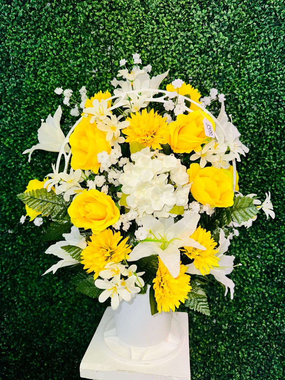 Artificial Bucket — Alabaster Florist