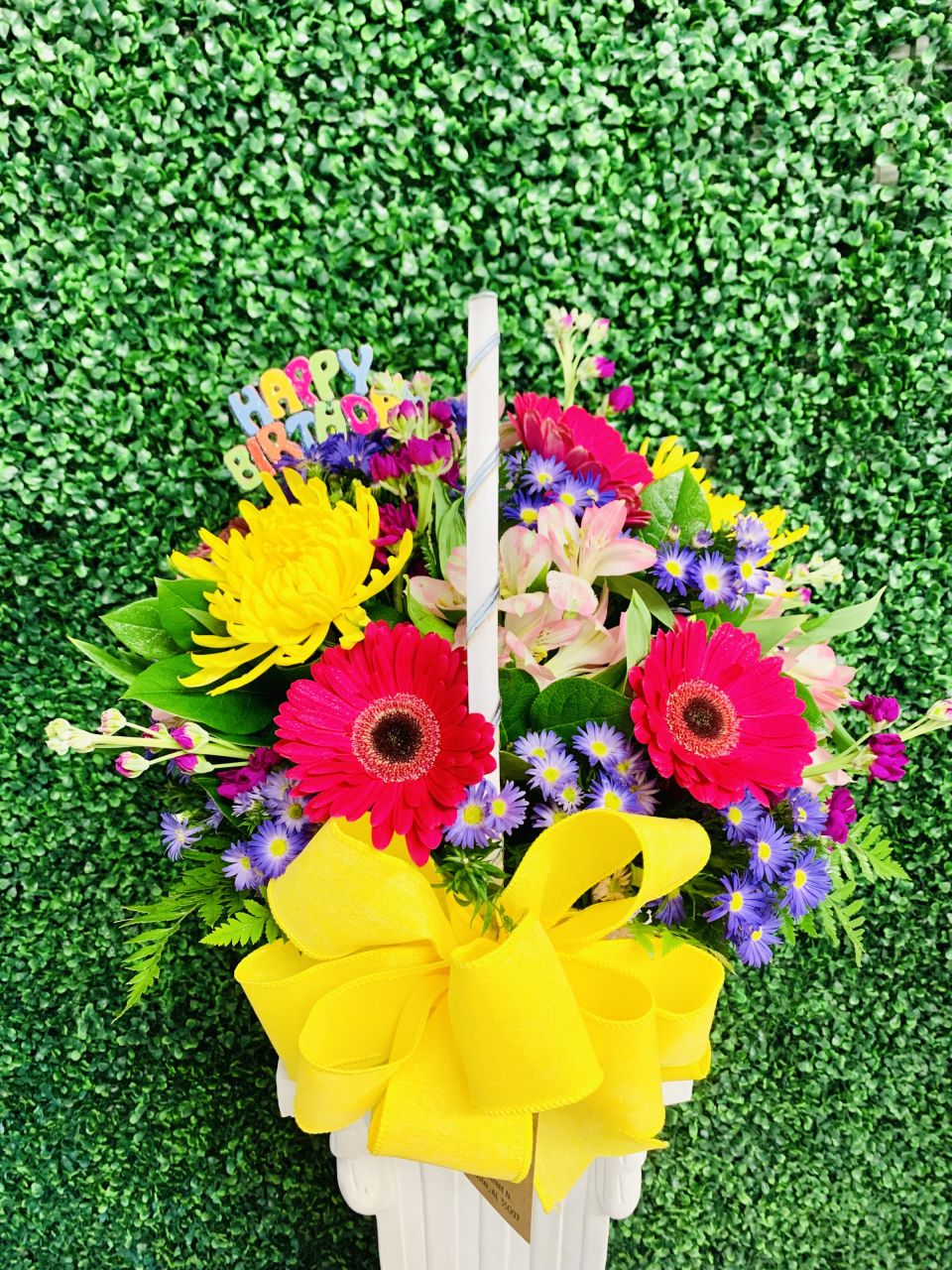 Birthday Basket Arrangement — Alabaster Florist