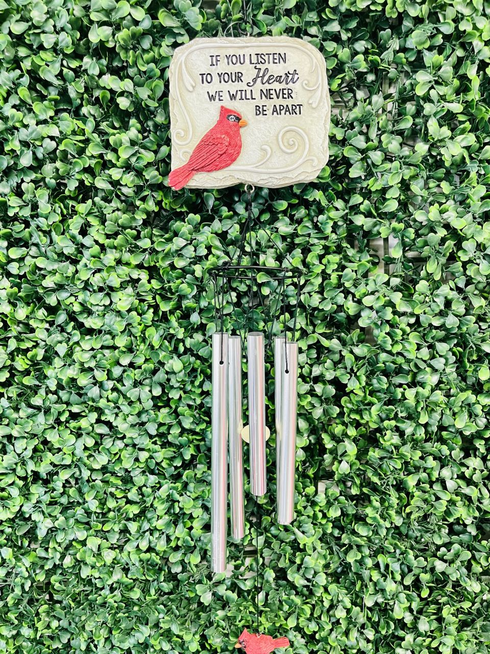 Cardinal Wind Chime — Alabaster Florist