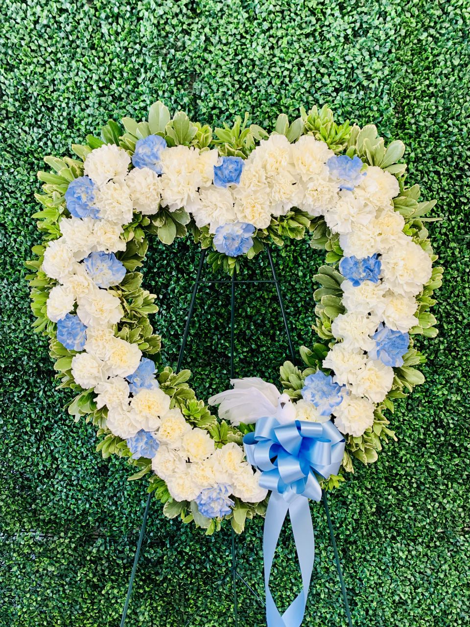 Heart Standing Spray — Alabaster Florist