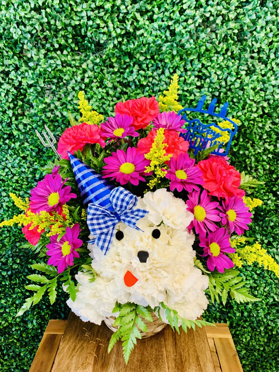Puppy Birthday Arrangement — Alabaster Florist