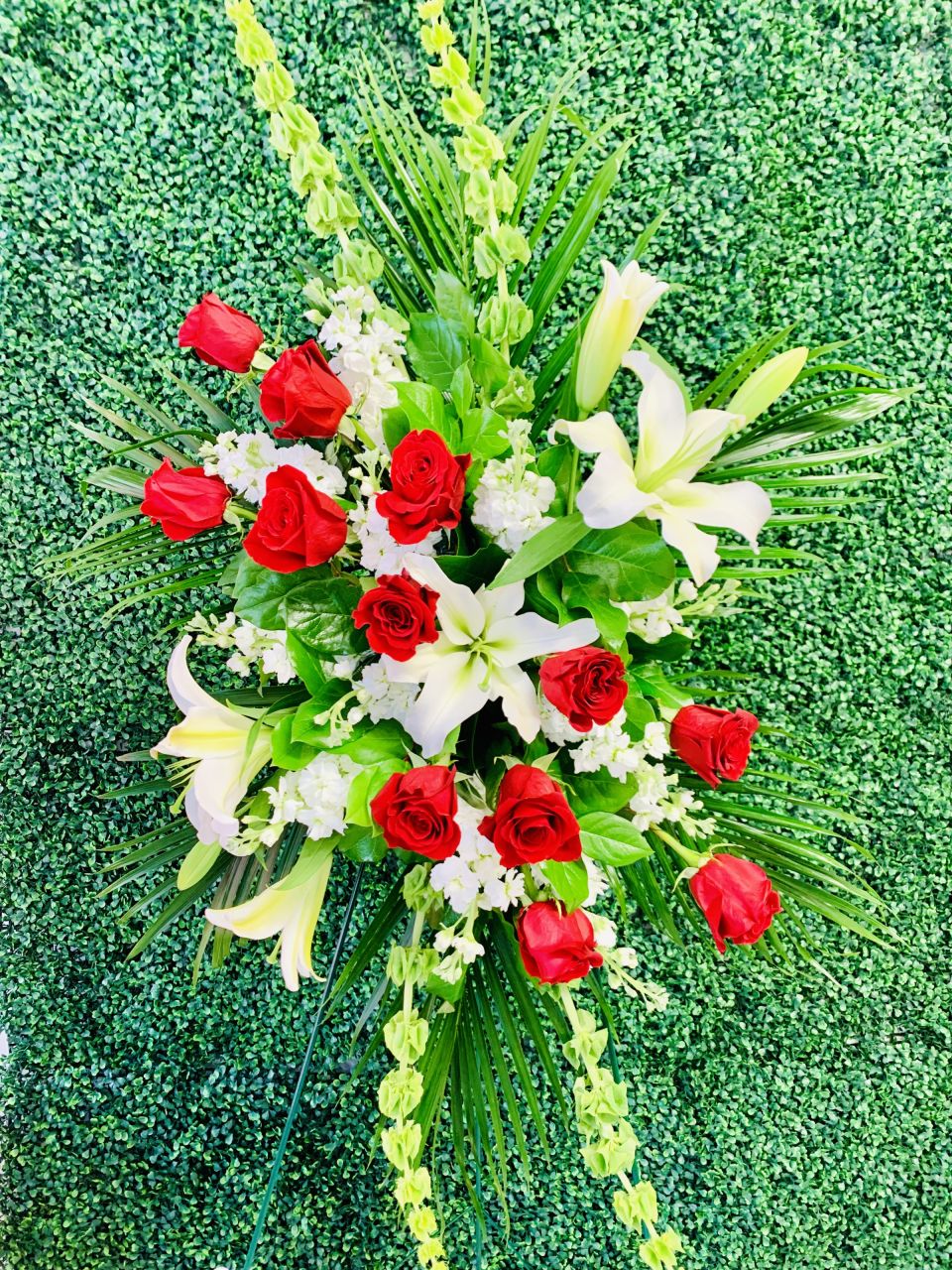 Unique Standing Spray — Alabaster Florist