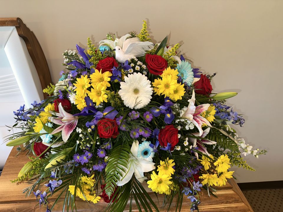 Wild Flower Half Blanket — Alabaster Florist